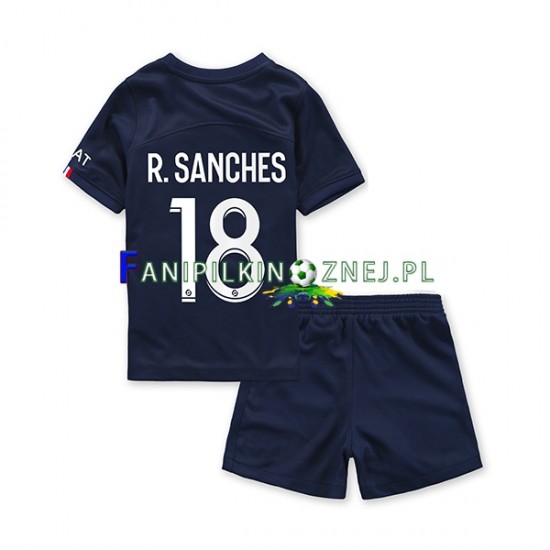 Koszulka Paris Saint-Germain R.Sanches 18 2022-2023 Domowa Krótkie Rękawy ,Dziecięca Koszulka Paris Saint-Germain R.Sanches 18 2022-2023 Domowa Krótkie Rękawy ,Dziecięca