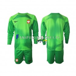 Koszulka Reprezentacji Polski Bramkarska Mistrzostwa Świata 2022 Domowa Długie Rękawy ,Dziecięca