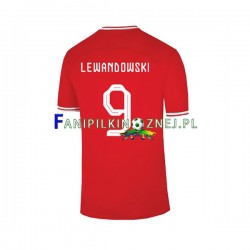 Koszulka Reprezentacji Polski Lewandowski 9 Mistrzostwa Świata 2022 Wyjazdowa Krótkie Rękawy ,Męska