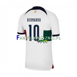 Koszulka Reprezentacji Portugalii Bernardo 10 Mistrzostwa Świata 2022 Wyjazdowa Krótkie Rękawy ,Męska