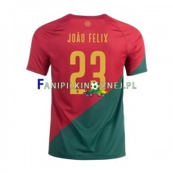 Koszulka Reprezentacji Portugalii Joao Felix 23 Mistrzostwa Świata 2022 Domowa Krótkie Rękawy ,Męska
