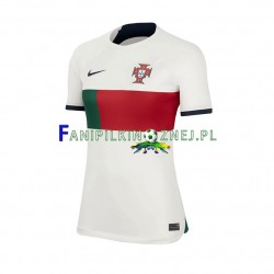 Koszulka Reprezentacji Portugalii Mistrzostwa Świata 2022 Wyjazdowa Krótkie Rękawy ,Damska