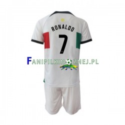 Koszulka Reprezentacji Portugalii Ronaldo 7 Mistrzostwa Świata 2022 Wyjazdowa Krótkie Rękawy ,Dziecięca