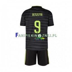 Koszulka Real Madryt Benzema 9 2022-2023 Trzeci Krótkie Rękawy ,Dziecięca