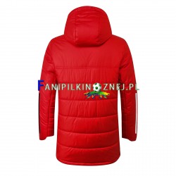 Real Madryt Czerwony Kurtka Puchowa ,Męska