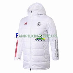 Real Madryt Biały Kurtka Puchowa ,Męska