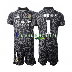 Koszulka Real Madryt Courtois 1 Bramkarska 2022-2023 Wyjazdowa Krótkie Rękawy ,Dziecięca