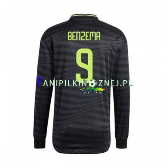 Koszulka Real Madryt Karim Benzema 9 2022-2023 Trzeci Długie Rękawy ,Męska Koszulka Real Madryt Karim Benzema 9 2022-2023 Trzeci Długie Rękawy ,Męska