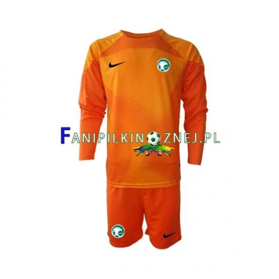 Koszulka Reprezentacji Arabii Saudyjskiej Bramkarska 2022-2023 Wyjazdowa Długie Rękawy ,Dziecięca Koszulka Reprezentacji Arabii Saudyjskiej Bramkarska 2022-2023 Wyjazdowa Długie Rękawy ,Dziecięca