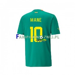 Koszulka Reprezentacji Senegalu Mane Mistrzostwa Świata 2022 Wyjazdowa Krótkie Rękawy ,Męska