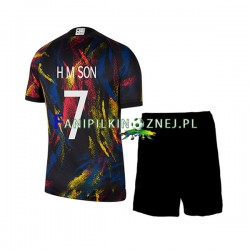 Koszulka Reprezentacji Korei Południowej Son Heung-min 7 Mistrzostwa Świata 2022 Wyjazdowa Krótkie Rękawy ,Dziecięca