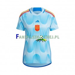 Koszulka Reprezentacji Hiszpanii Mistrzostwa Świata 2022 Wyjazdowa Krótkie Rękawy ,Damska