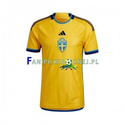 Koszulka Reprezentacji Szwecji 2022 Domowa Krótkie Rękawy ,Męska