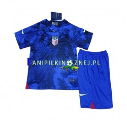 Koszulka Reprezentacji Stanów Zjednoczonych Mistrzostwa Świata 2022 Wyjazdowa Krótkie Rękawy ,Dziecięca