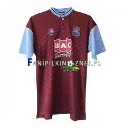 Koszulka West Ham United Retro 1989-1990 Domowa Krótkie Rękawy ,Męska
