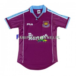 Koszulka West Ham United Retro 1999-2001 Domowa Krótkie Rękawy ,Męska